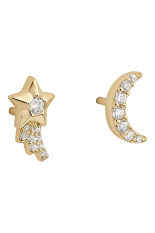 Puces - Argent plaqué or jaune