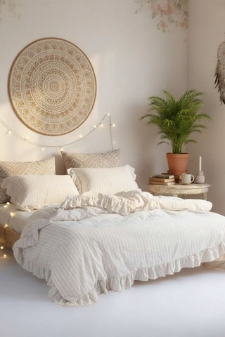 Parure de couette - Ecru