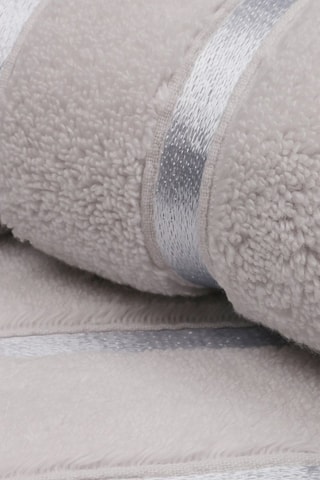 2 serviettes de toilette - Gris - 50 x 90 cm