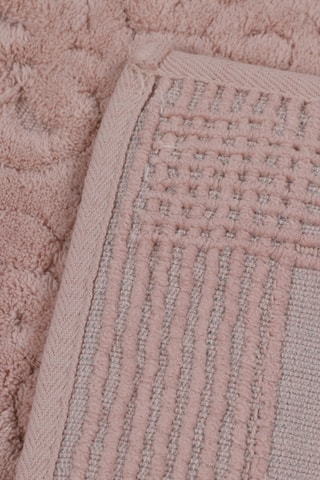 2 tapis de bain - Rose - 50 x 60 cm et 60 x 100 cm