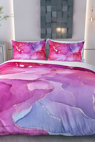 Parure de couette King Quilt - Rose