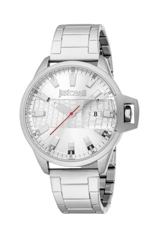 Stalen Quartz Horloge - Zilverkleurig