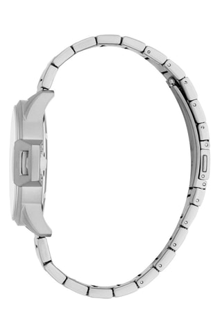 Stalen Quartz Horloge - Zilverkleurig