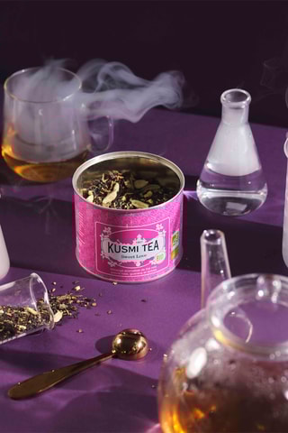 Té Sweet Love ecológico - Guaraná, pimienta rosa y especias -  Lata de metal - 100 g