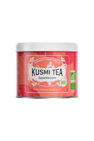 Té de melocotón y albaricoque AquaSummer ecológico - Lata de metal - 100 g