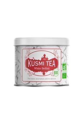 Té White Bellini ecológico - Melocotón y albaricoque - Lata de 90 g