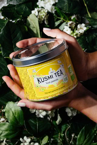 Té verde jazmín ecológico - Lata de metal - 90 g