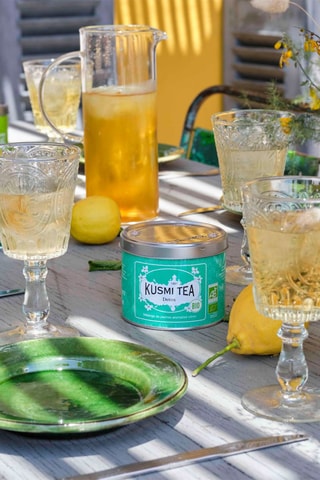 Té Detox ecológico - Mate, limón y citronela - Lata de metal - 100 g