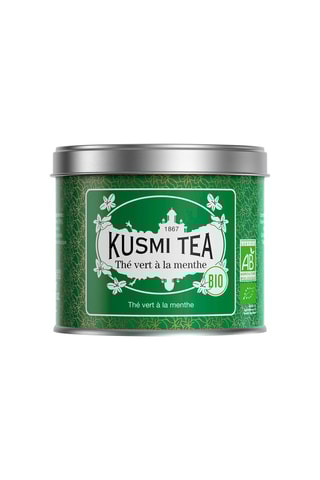 Té verde con menta ecológico originario de Marruecos - Lata de metal - 100 g