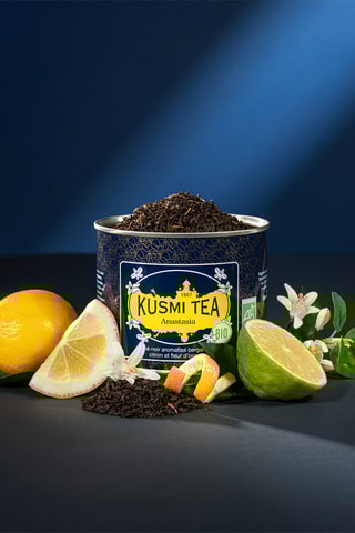 Té Anastasia ecológico - Bergamota y azahar - Lata de metal - 100 g