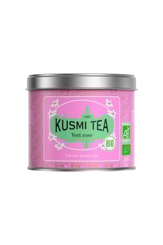 Té verde rosa ecológico - Lata de metal - 100 g