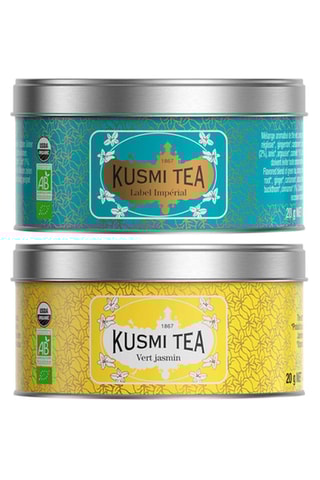 Surtido de tés ecológicos - Té Label Imperial y Té Verde Jazmín - 2 x 20 g