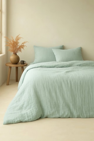 Parure de couette La Sultane - Vert d'eau
