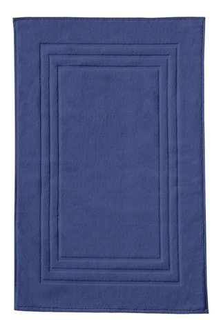 Alfombra de baño Uni - Azul marino - 60 x 90 cm