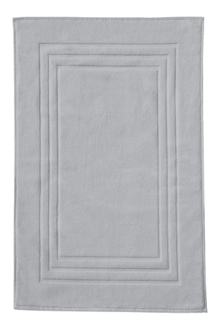 Alfombra de baño Uni - Gris claro - 60 x 90 cm