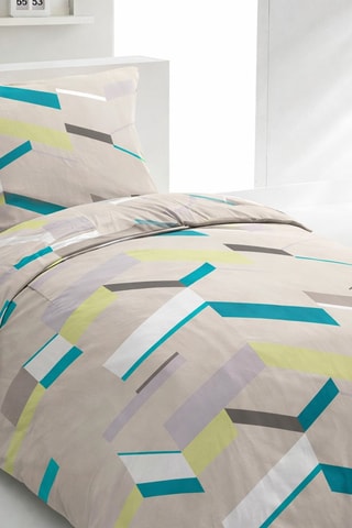 Juego de nórdico de algodón - 57 hilos/cm² - Topo