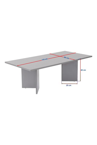 Table basse Sable - 119 x 39,8 x 60 cm