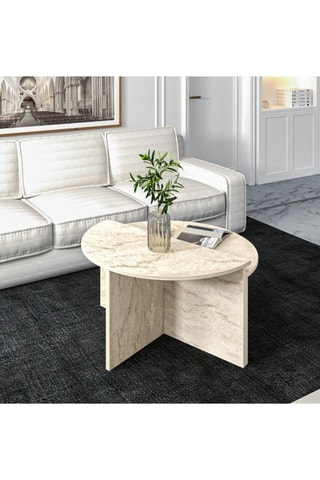 2 tables basses Dolunay - 70 x 51,8 x 38 / 70 x 47,5 x 35 cm