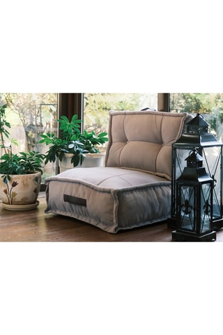 Chauffeuse Omi - Gris - 1 place - En tissu soho