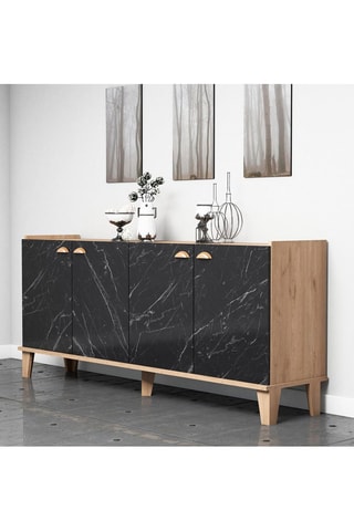 Bahut 4 portes - 180 x 77,8 x 41 cm