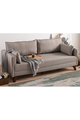 Canapé convertible Bella - Crème - 3 places