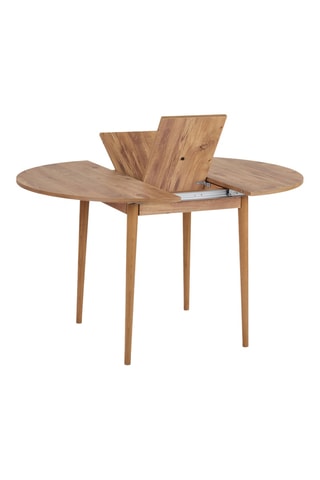 Table à manger ovale extensible Viona - 100/131 x 75 x 100 cm