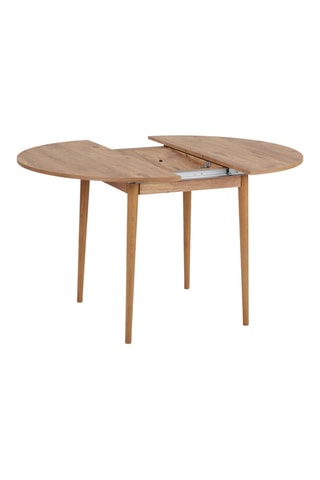 Table à manger ovale extensible Viona - 100/131 x 75 x 100 cm