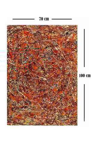 Cuadro «The Fury» Jackson Pollock - 70 x 100 cm