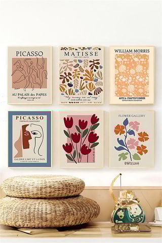 6 cuadros - 33 x 48 cm