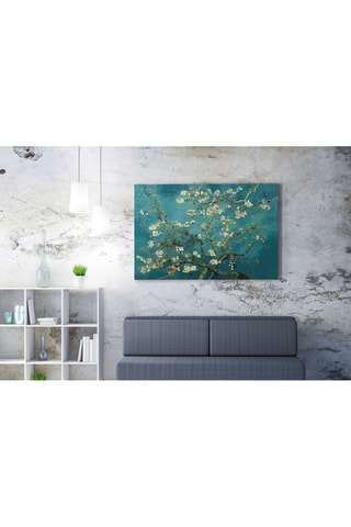 Wanddecoratie Amandelbloesem - Vincent Van Gogh - 70 x 100 cm