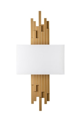 Applique Axis - Dorato e bianco - 2 x 40 W