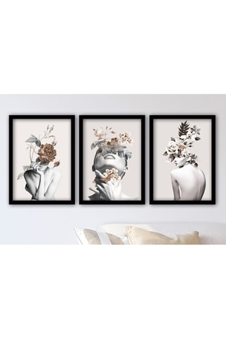 3 cuadros Claude2 -  35 x 45 cm