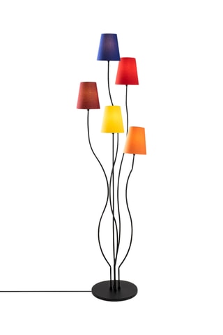 Staanlamp Fazli - Goudkleurig - 5 x 40 W