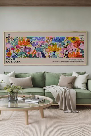 Wanddecoratie - Yayoi Kusama - 50 x 120 cm