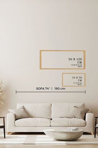 Wanddecoratie - Bauhaus - 50 x 120 cm