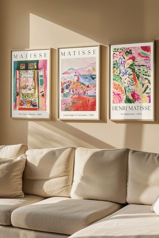 3 cuadros de madera Henri Matisse - 33 x 48 cm