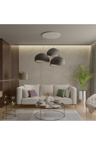 Lámpara de techo - Gris oscuro - 40 W