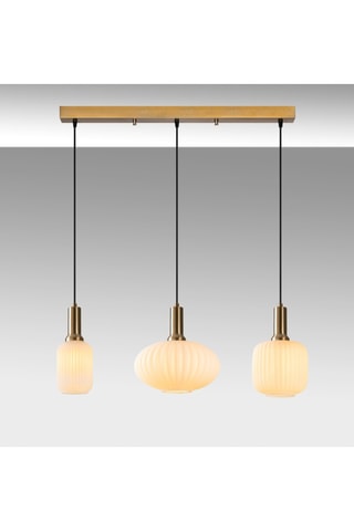 Hanglamp Asker - Goudkleurig - 3 x 40 W