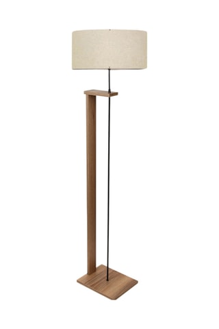 Staanlamp Ayd - Beige en Naturel - 60 W - 150 cm