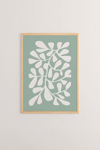 3 cuadros de madera - Verde - 33 x 48 cm