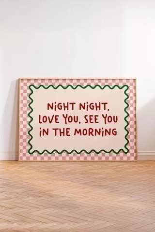 Cuadro de madera - Rosa - 50 x 70 cm