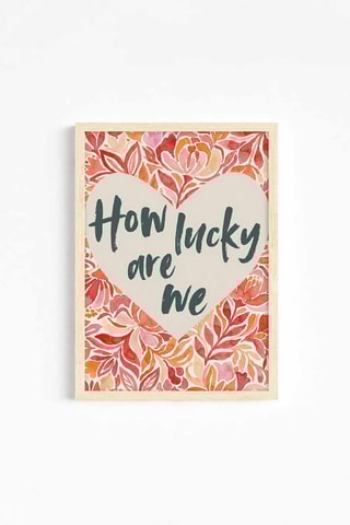 Cuadro de madera - Beige - 33 x 48 cm