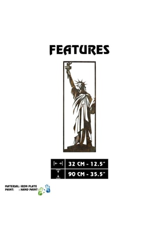 Placa mural - Bronce - 32 x 90 cm