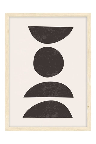 3 cuadros de madera - Negro - 50 x 70 x 2 cm