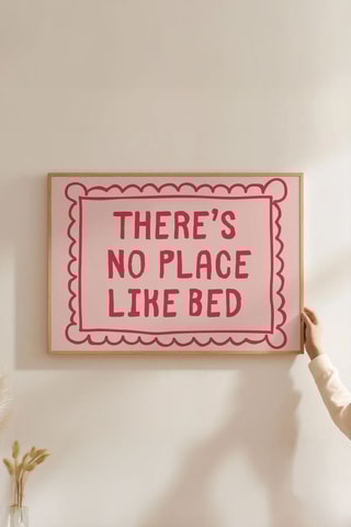 Cuadro de madera - Rosa - 50 x 70 cm