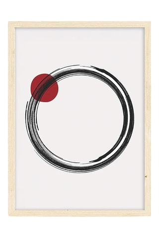 3 cuadros de madera - Negro - 50 x 70 x 2 cm