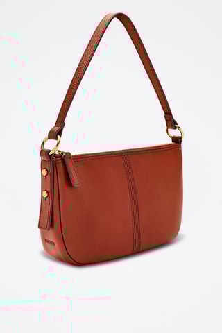 Sac bandoulière en cuir Jolie - Rouge