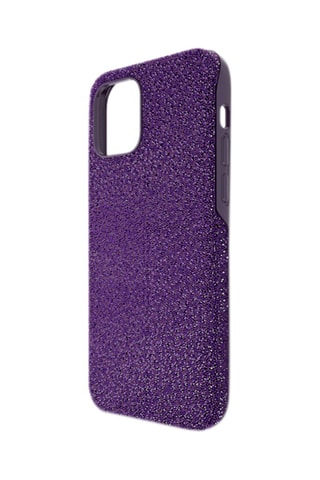 Coque iPhone 12/12 Pro ornée de cristaux Swarovski High - Violet