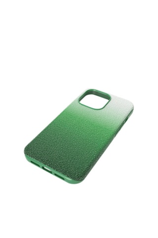 Coque iPhone 13 Pro ornée de cristaux Swarovski High - Vert