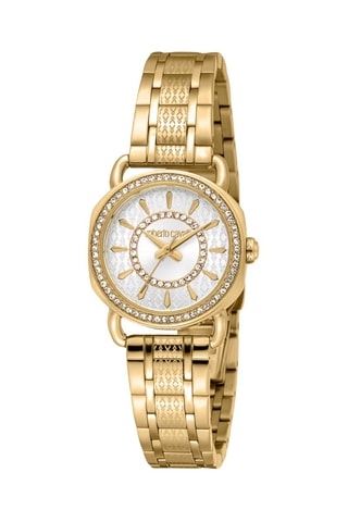 Montre à quartz en acier - Doré et argenté